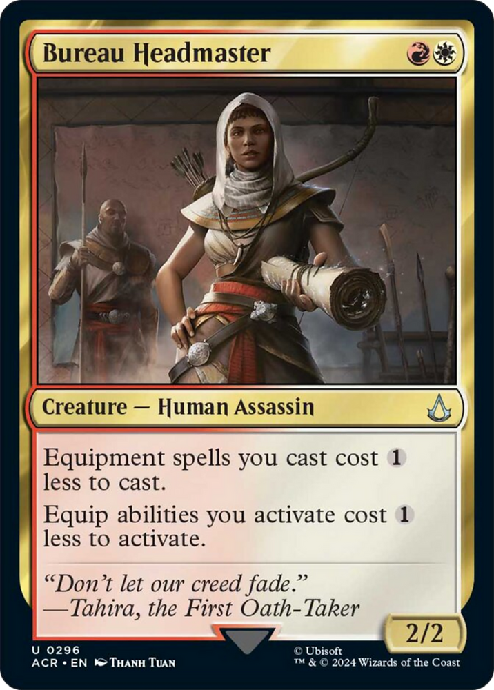 Bureau Headmaster [Assassin's Creed] Magic: The Gathering