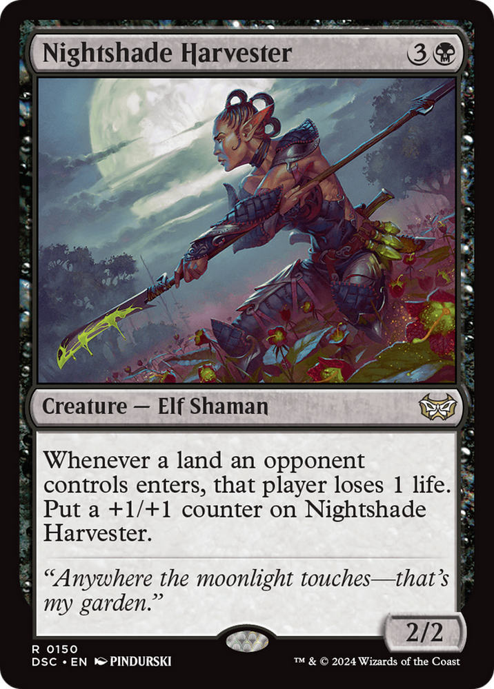 Nightshade Harvester [Duskmourn: House of Horror Commander] Magic: The Gathering