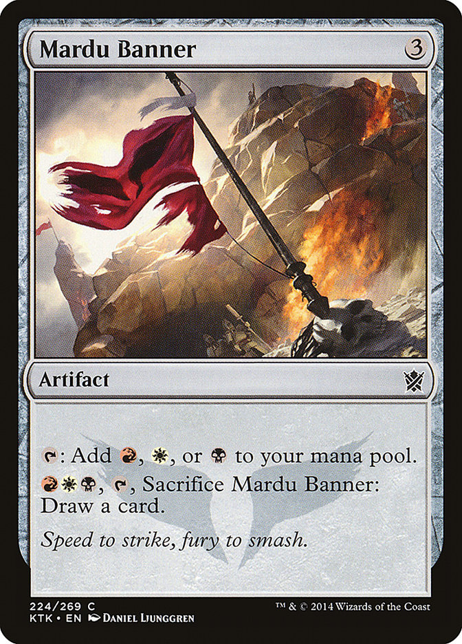 Mardu Banner [Khans of Tarkir] Magic: The Gathering