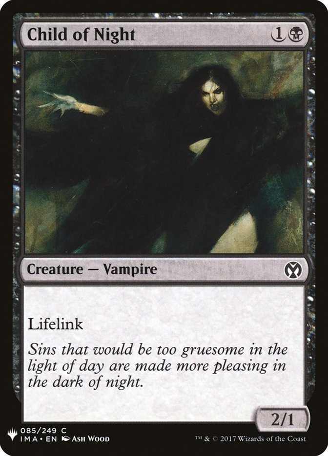 Child of Night [Mystery Booster] Magic: The Gathering