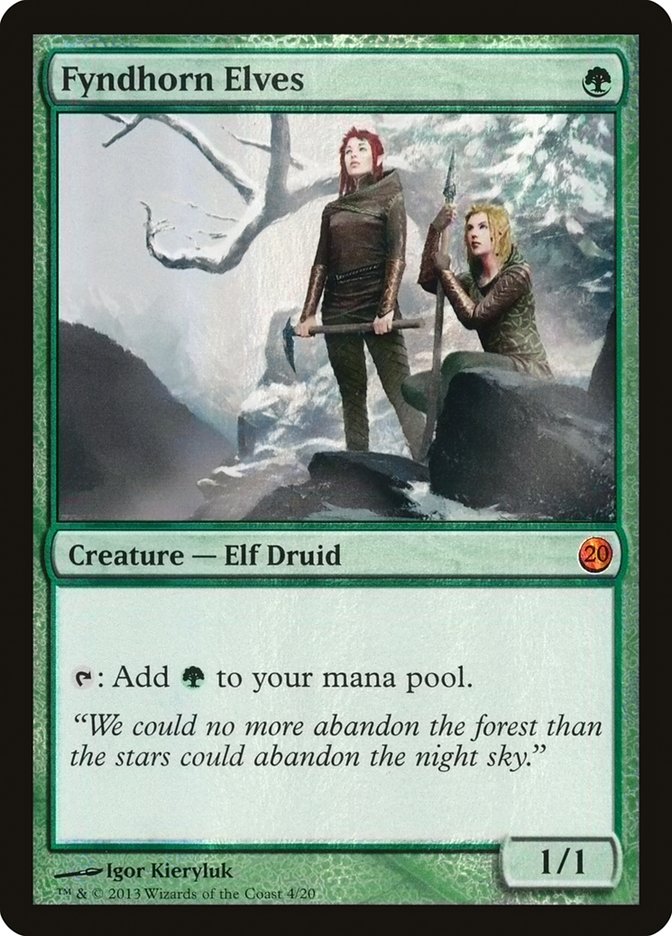 Fyndhorn Elves [From the Vault: Twenty] Magic: The Gathering