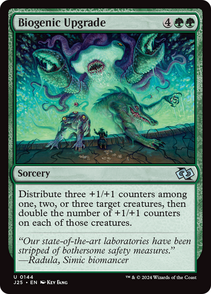 Biogenic Upgrade [Foundations Jumpstart] Magic: The Gathering