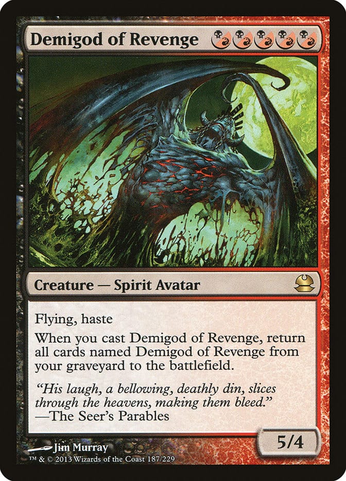 Demigod of Revenge [Modern Masters] Magic: The Gathering