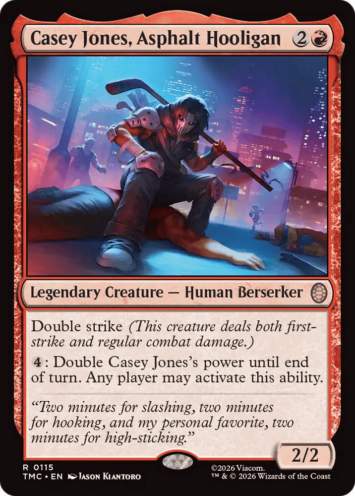 Casey Jones, Asphalt Hooligan [Teenage Mutant Ninja Turtles Commander]
