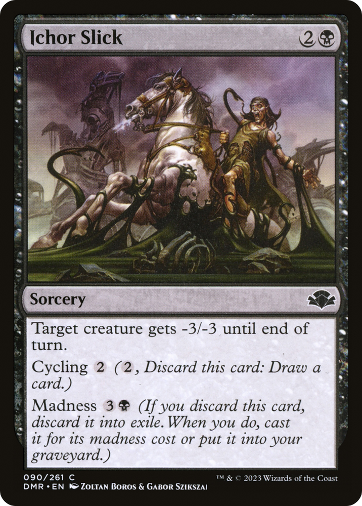 Ichor Slick [Dominaria Remastered] Magic: The Gathering