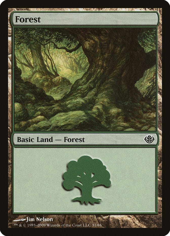Forest (31) [Duel Decks: Garruk vs. Liliana] Magic: The Gathering