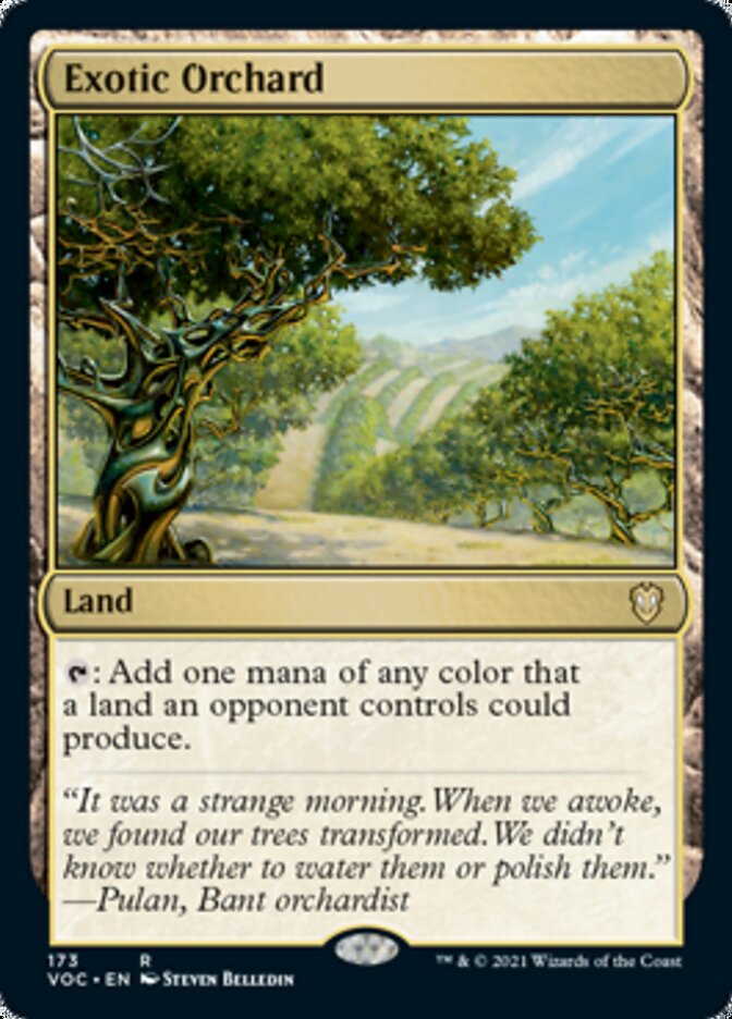 Exotic Orchard [Innistrad: Crimson Vow Commander] Magic: The Gathering
