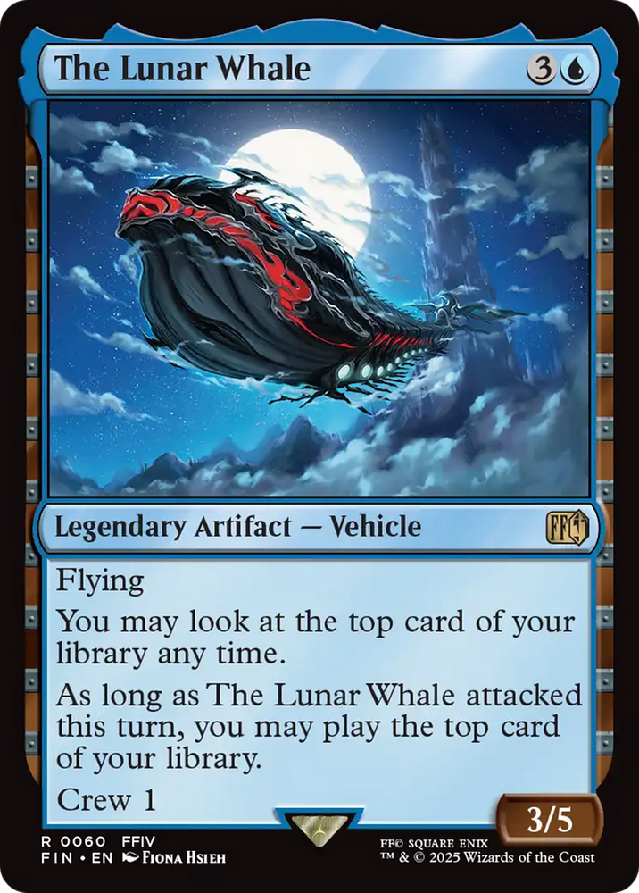 The Lunar Whale [FINAL FANTASY] Magic: The Gathering