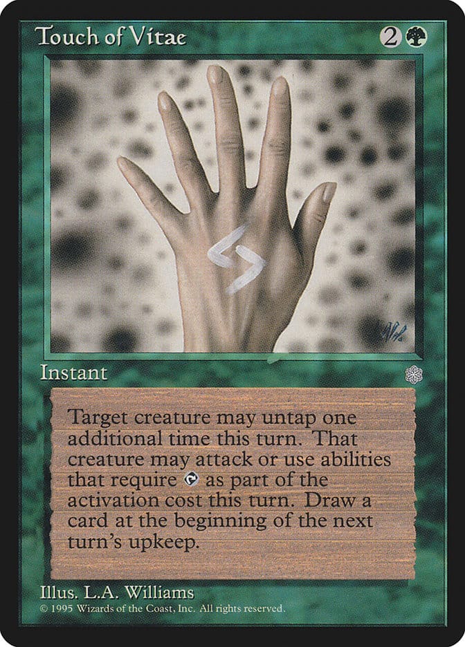 Touch of Vitae [Ice Age] Magic: The Gathering