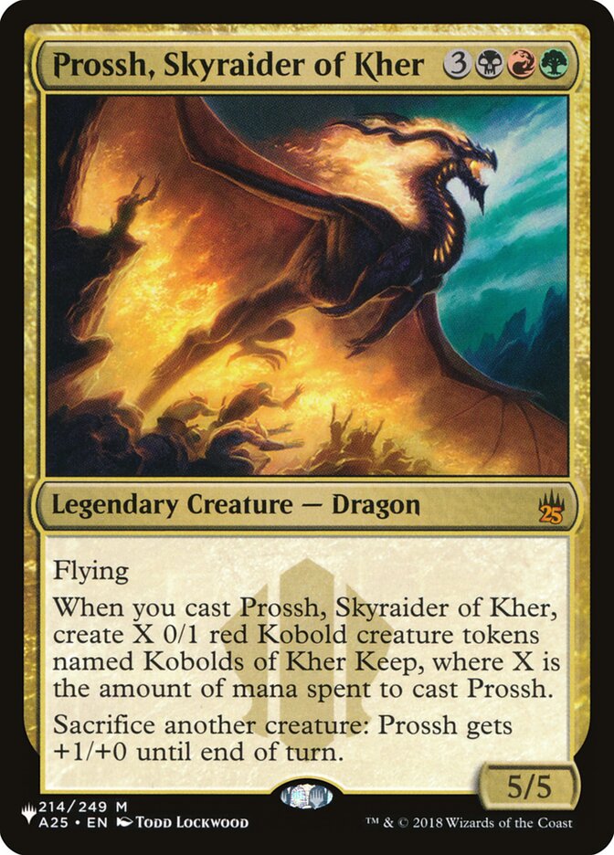 Prossh, Skyraider of Kher [The List] Magic: The Gathering
