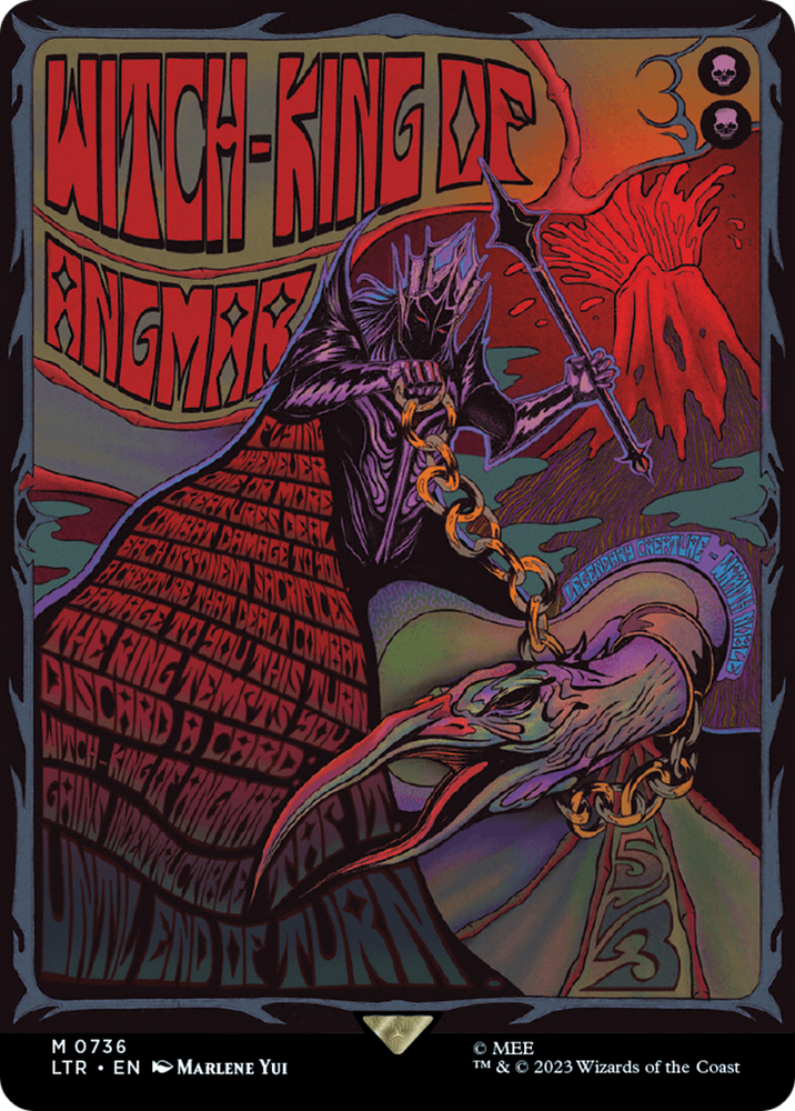 Witch-king of Angmar (Borderless Poster) [The Lord of the Rings: Tales of Middle-Earth] Magic: The Gathering