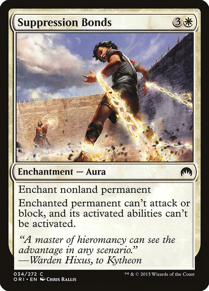 Suppression Bonds [Magic Origins] Magic: The Gathering