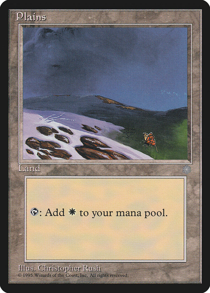 Plains (Butterfly) [Ice Age] Magic: The Gathering