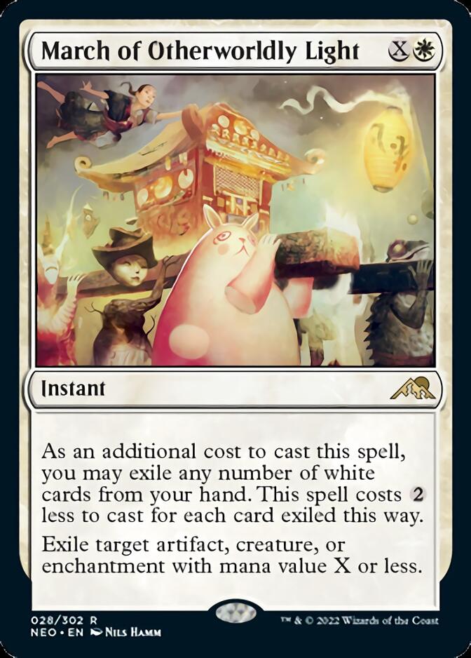 March of Otherworldly Light [Kamigawa: Neon Dynasty] Magic: The Gathering