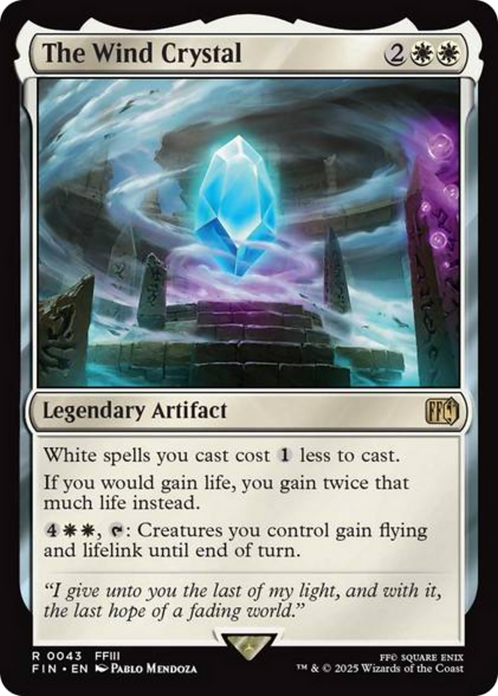 The Wind Crystal [FINAL FANTASY] Magic: The Gathering