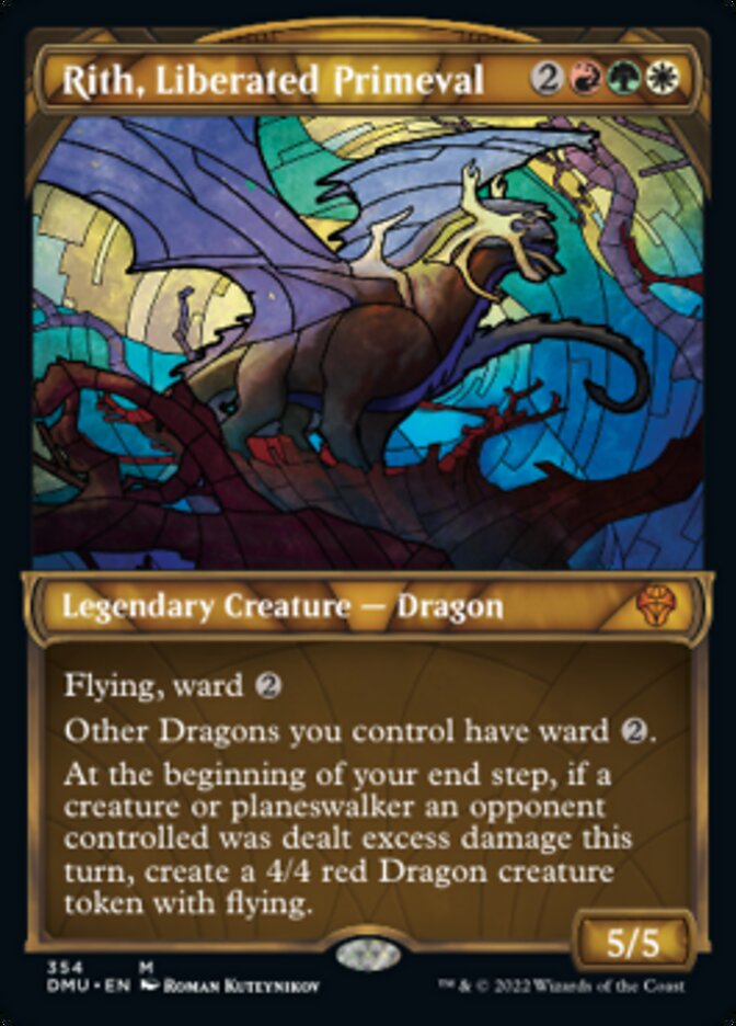 Rith, Liberated Primeval (Showcase Textured) [Dominaria United] Magic: The Gathering