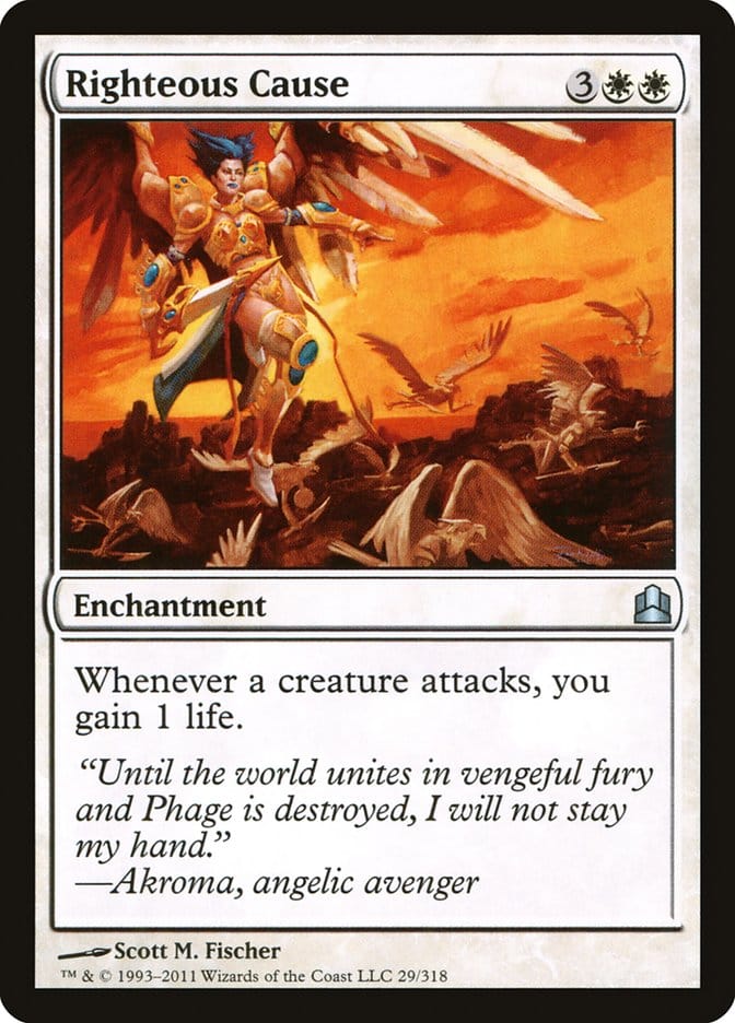 Righteous Cause [Commander 2011] Magic: The Gathering