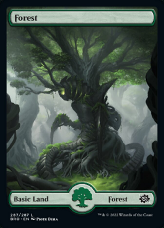 Forest (287) [The Brothers' War] Magic: The Gathering