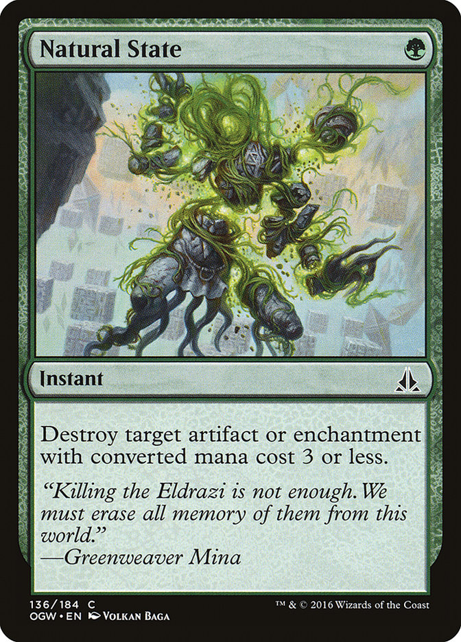 Natural State [Oath of the Gatewatch] Magic: The Gathering