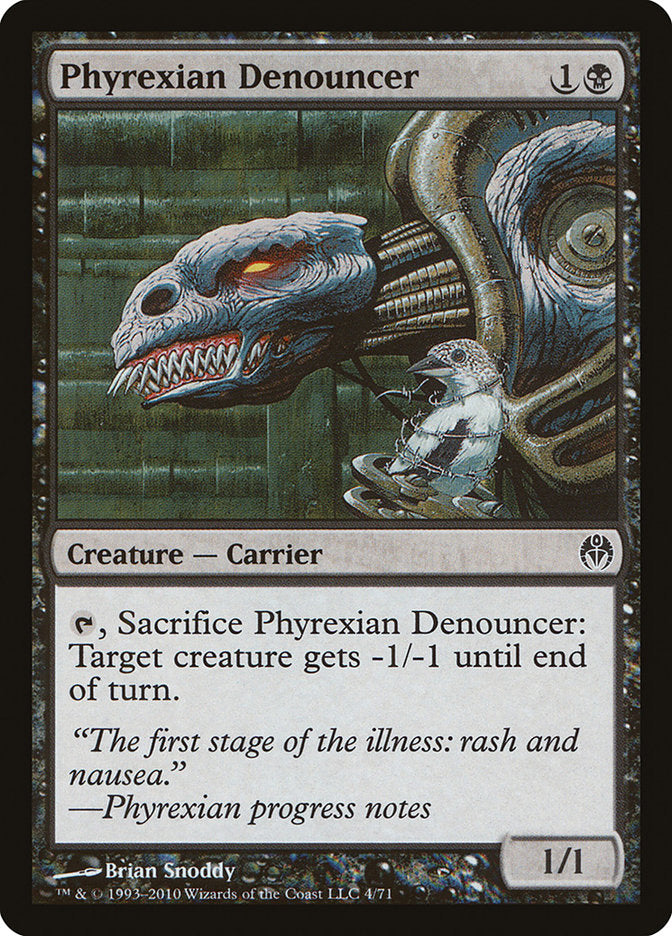 Phyrexian Denouncer [Duel Decks: Phyrexia vs. the Coalition] Magic: The Gathering