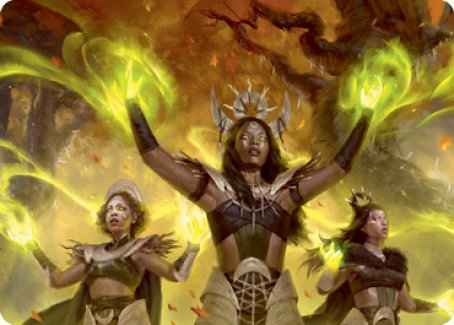Dawnhart Wardens Art Card [Innistrad: Midnight Hunt Art Series] Magic: The Gathering