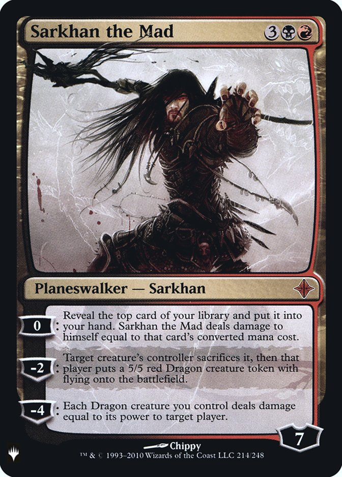 Sarkhan the Mad [Mystery Booster] Magic: The Gathering