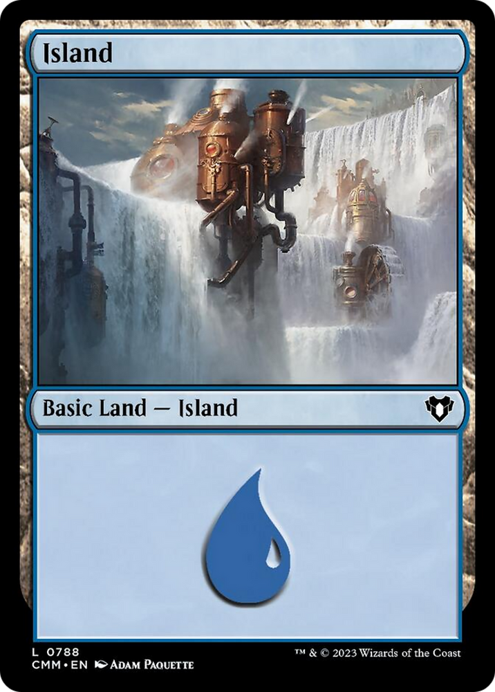 Island (788) [Commander Masters] Magic: The Gathering