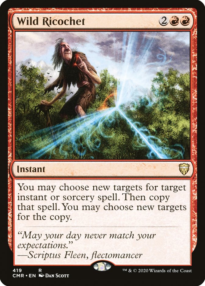 Wild Ricochet [Commander Legends] Magic: The Gathering