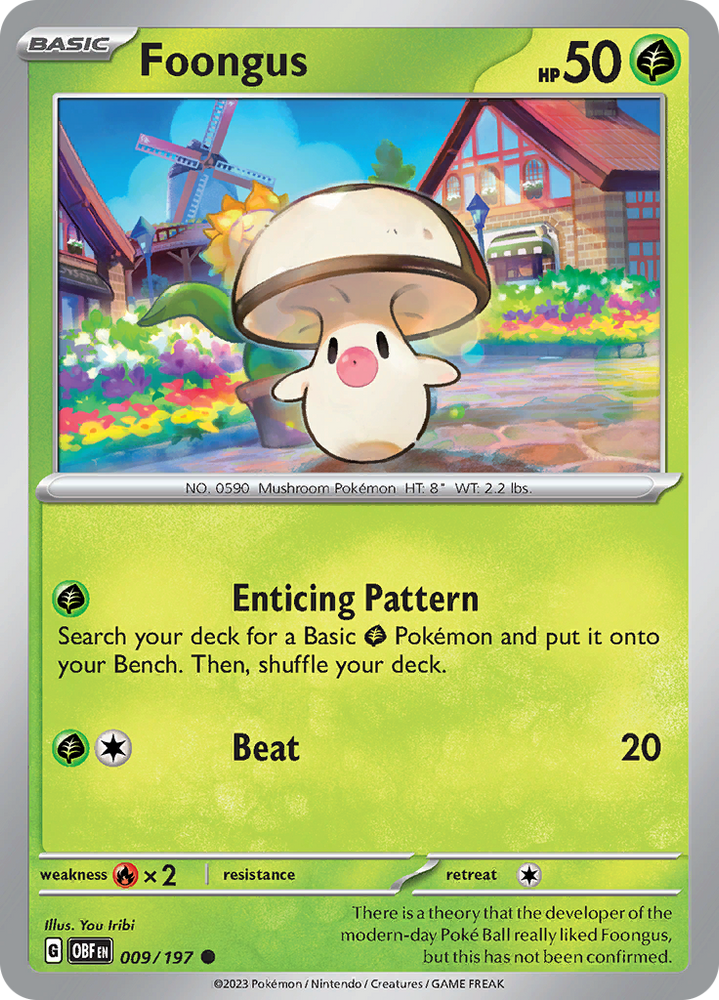 Foongus (009/197) [Scarlet & Violet: Obsidian Flames] Pokémon