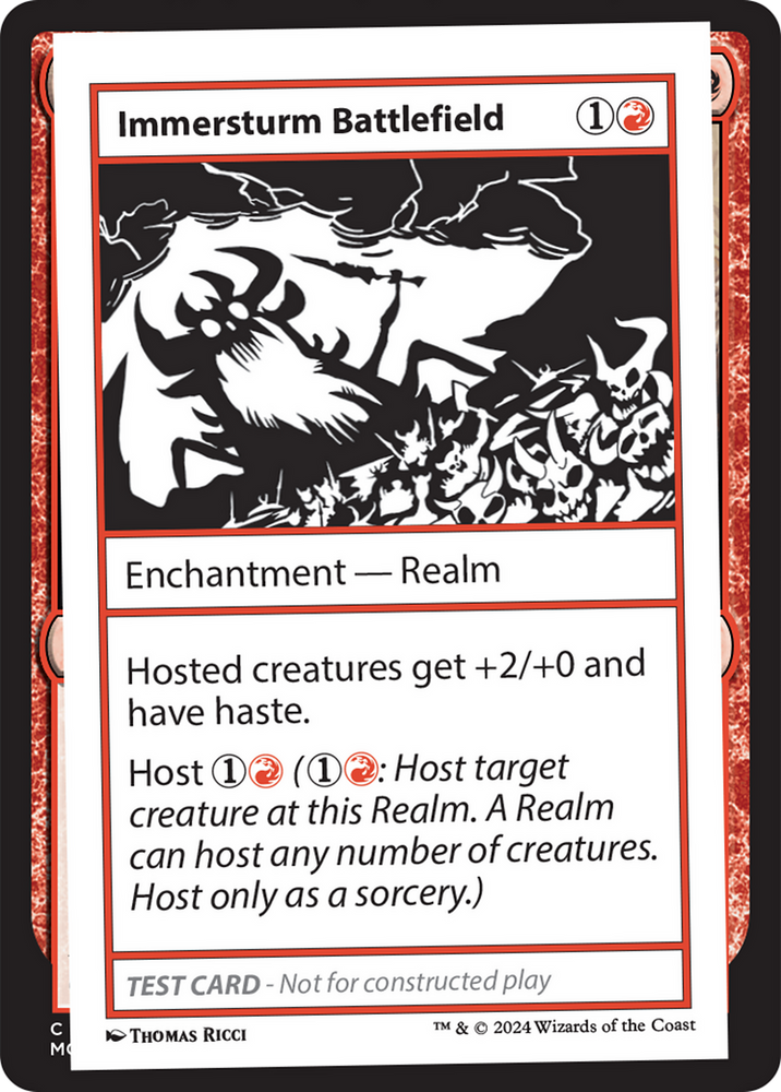 Immersturm Battlefield [Mystery Booster 2 Playtest Cards] Magic: The Gathering