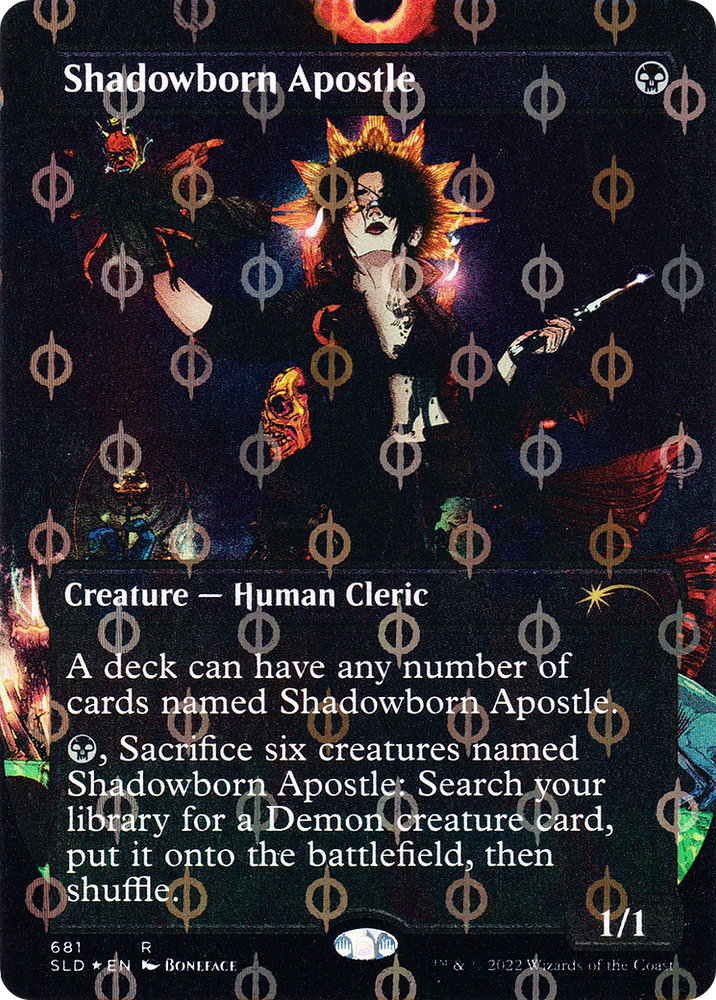 Shadowborn Apostle (681) (Step-and-Compleat Foil) [Secret Lair Drop Promos] Magic: The Gathering