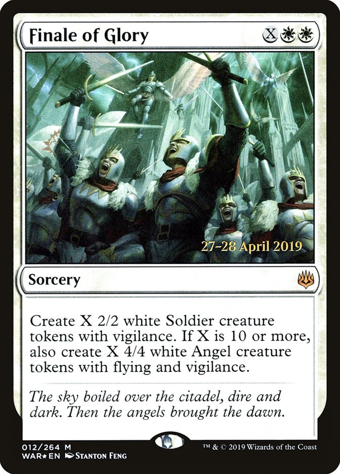 Finale of Glory [War of the Spark Prerelease Promos] Magic: The Gathering