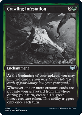 Crawling Infestation [Innistrad: Double Feature] Magic: The Gathering