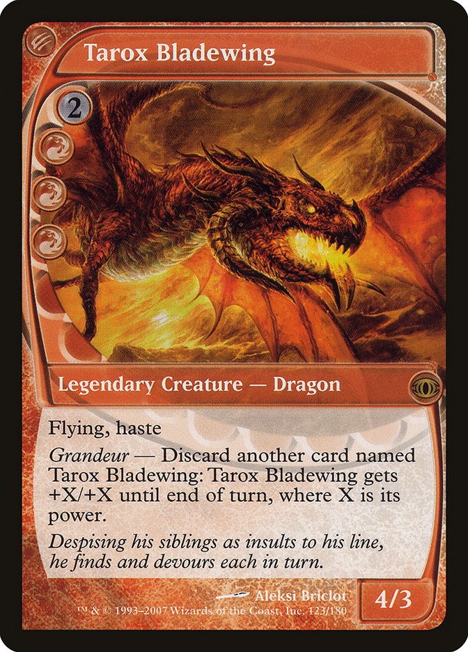 Tarox Bladewing [Future Sight] Magic: The Gathering