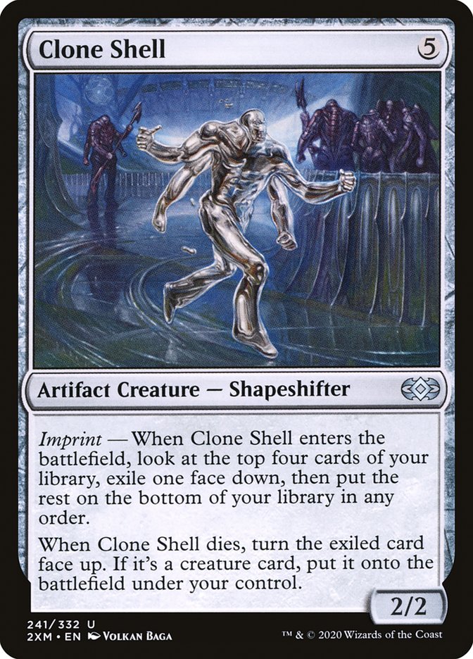 Clone Shell [Double Masters] Magic: The Gathering