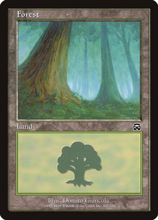 Forest (347) [Mercadian Masques] Magic: The Gathering
