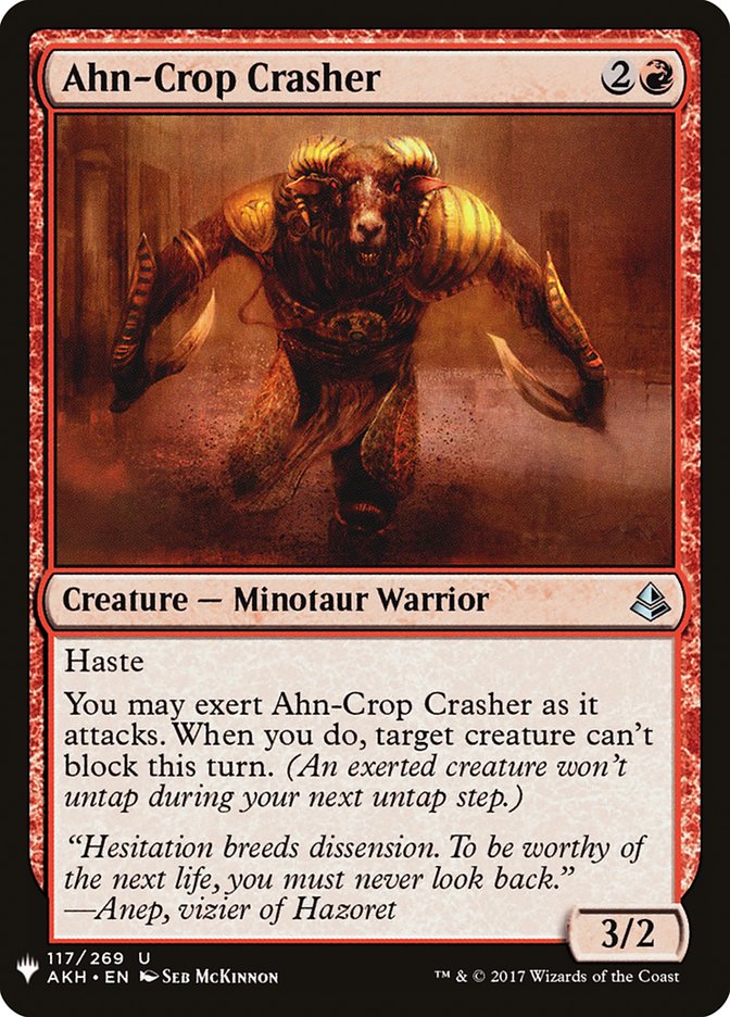 Ahn-Crop Crasher [Mystery Booster] Magic: The Gathering