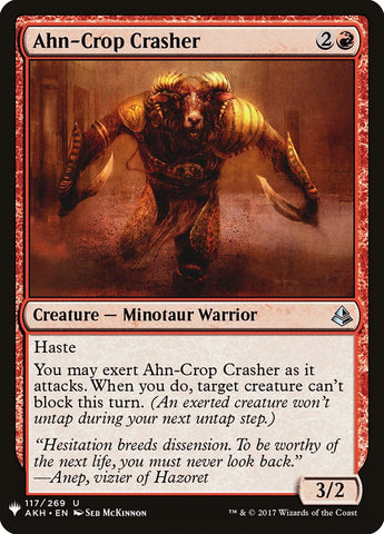 Ahn-Crop Crasher [Mystery Booster] Magic: The Gathering