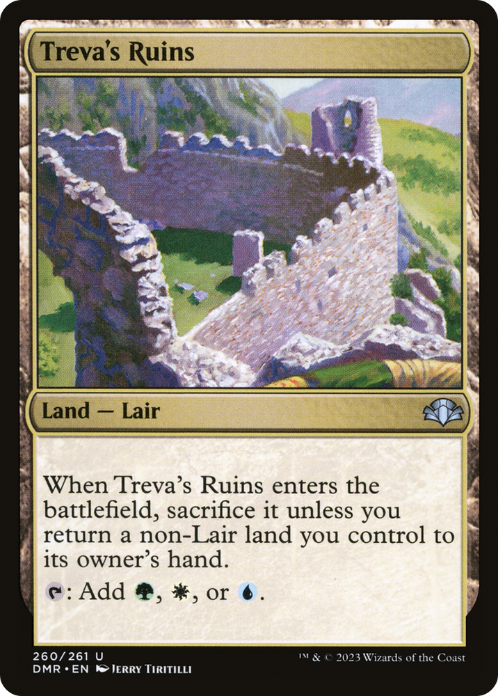 Treva's Ruins [Dominaria Remastered] Magic: The Gathering