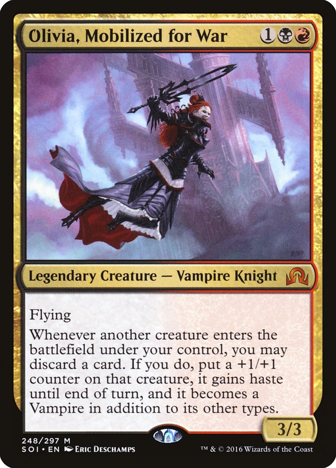 Olivia, Mobilized for War [Shadows over Innistrad] Magic: The Gathering