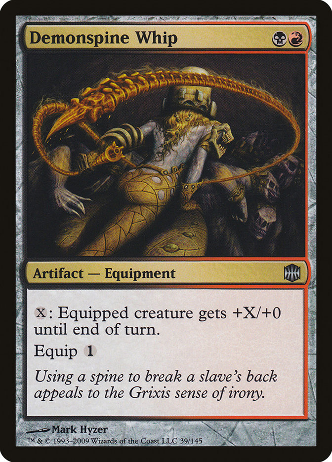 Demonspine Whip [Alara Reborn] Magic: The Gathering
