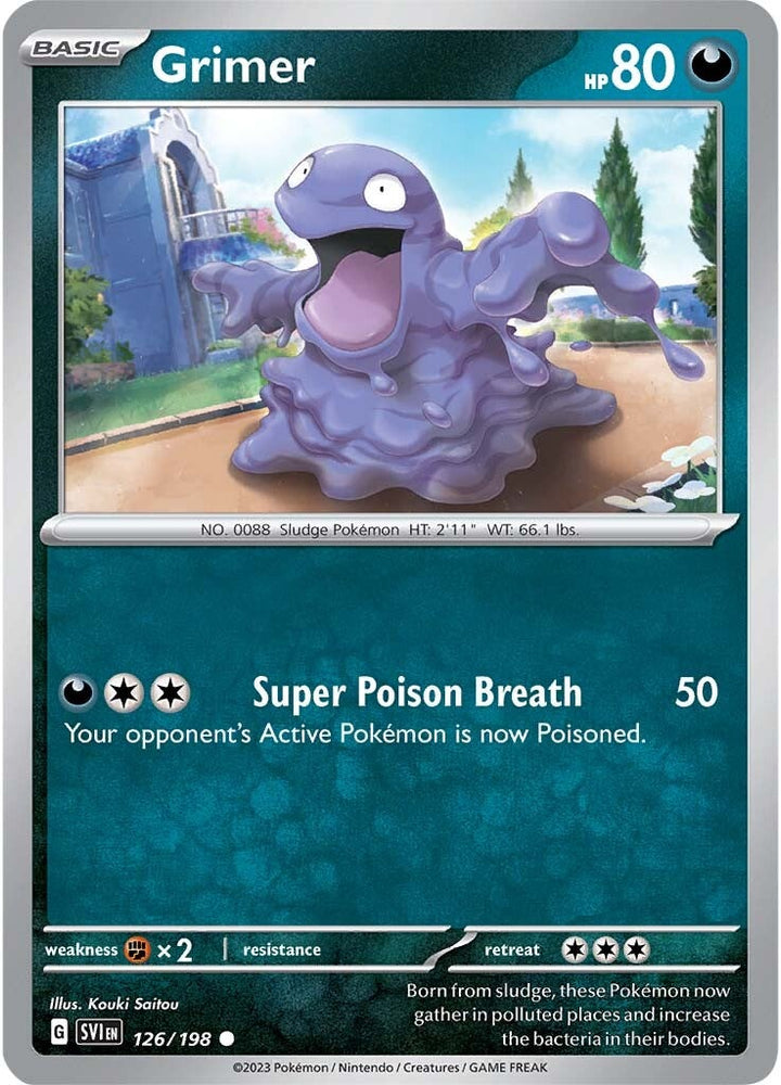 Grimer (126/198) [Scarlet & Violet: Base Set] Pokémon
