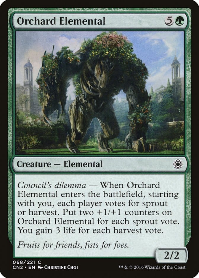 Orchard Elemental [Conspiracy: Take the Crown] Magic: The Gathering