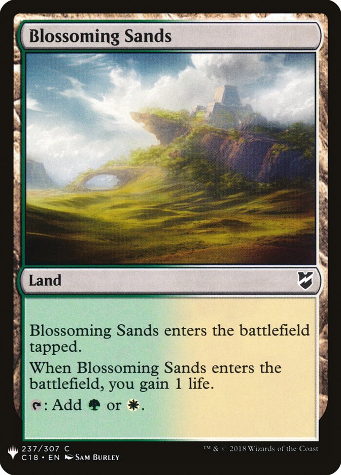 Blossoming Sands [Mystery Booster] Magic: The Gathering