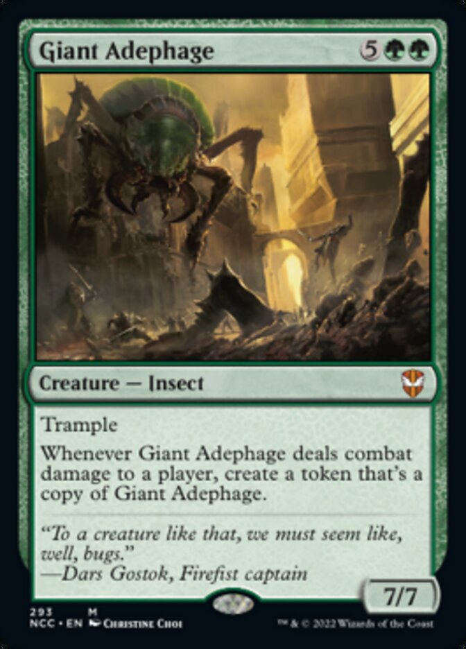 Giant Adephage [Streets of New Capenna Commander] Magic: The Gathering