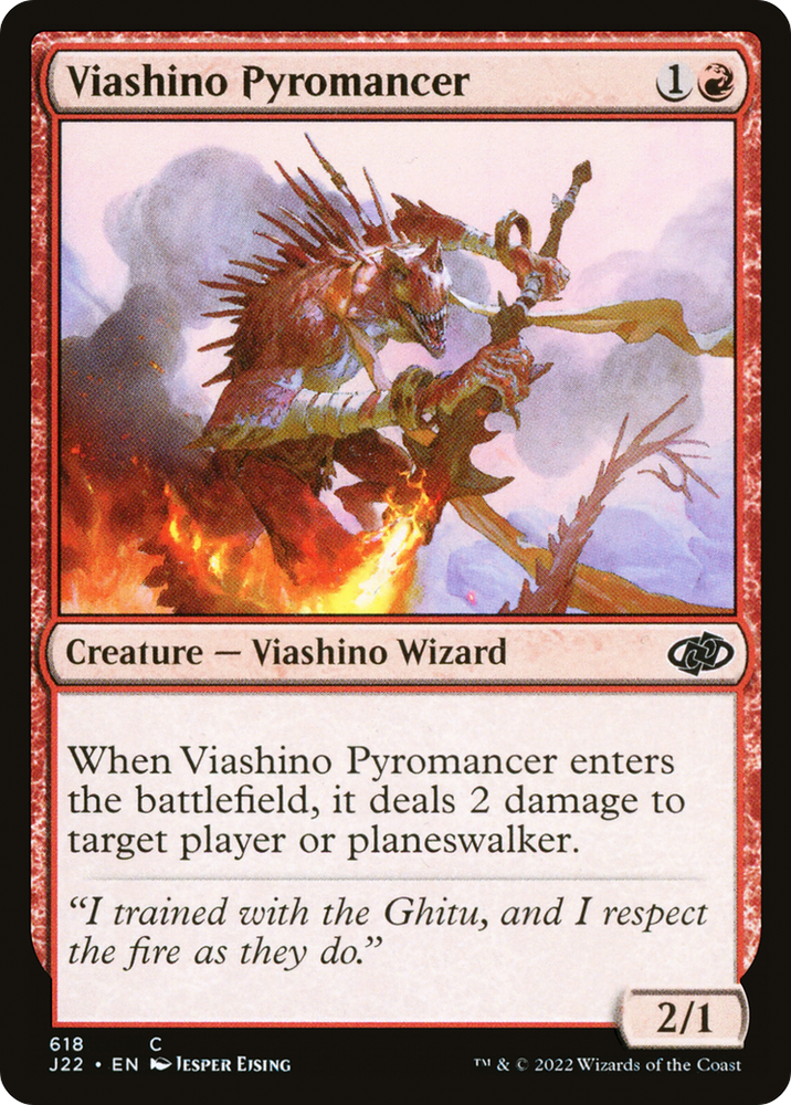 Viashino Pyromancer [Jumpstart 2022] Magic: The Gathering