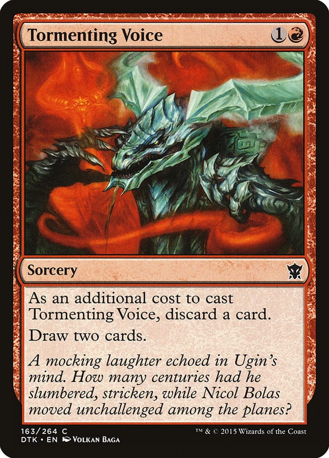 Tormenting Voice [Dragons of Tarkir] Magic: The Gathering