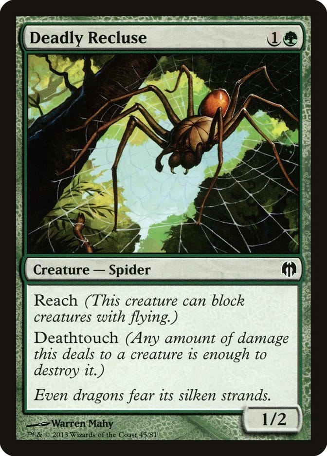 Deadly Recluse [Duel Decks: Heroes vs. Monsters] Magic: The Gathering