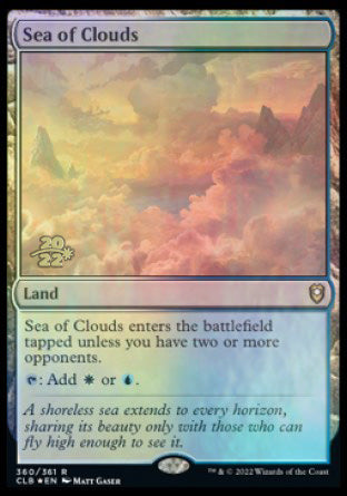 Sea of Clouds [Commander Legends: Battle for Baldur's Gate Prerelease Promos] Magic: The Gathering