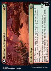 Invasion of Ergamon // Truga Cliffcharger [March of the Machine] Magic: The Gathering